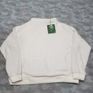Toad & Co Sweatshirt Womens XL Beige Pullover Cashmoore Long Sleeve NWT T Neck